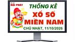 Thống Kê Xổ Số Miền Nam 11/10/2026 - Thống Kê XSMN Chủ nhật Ngày 11/10/2026